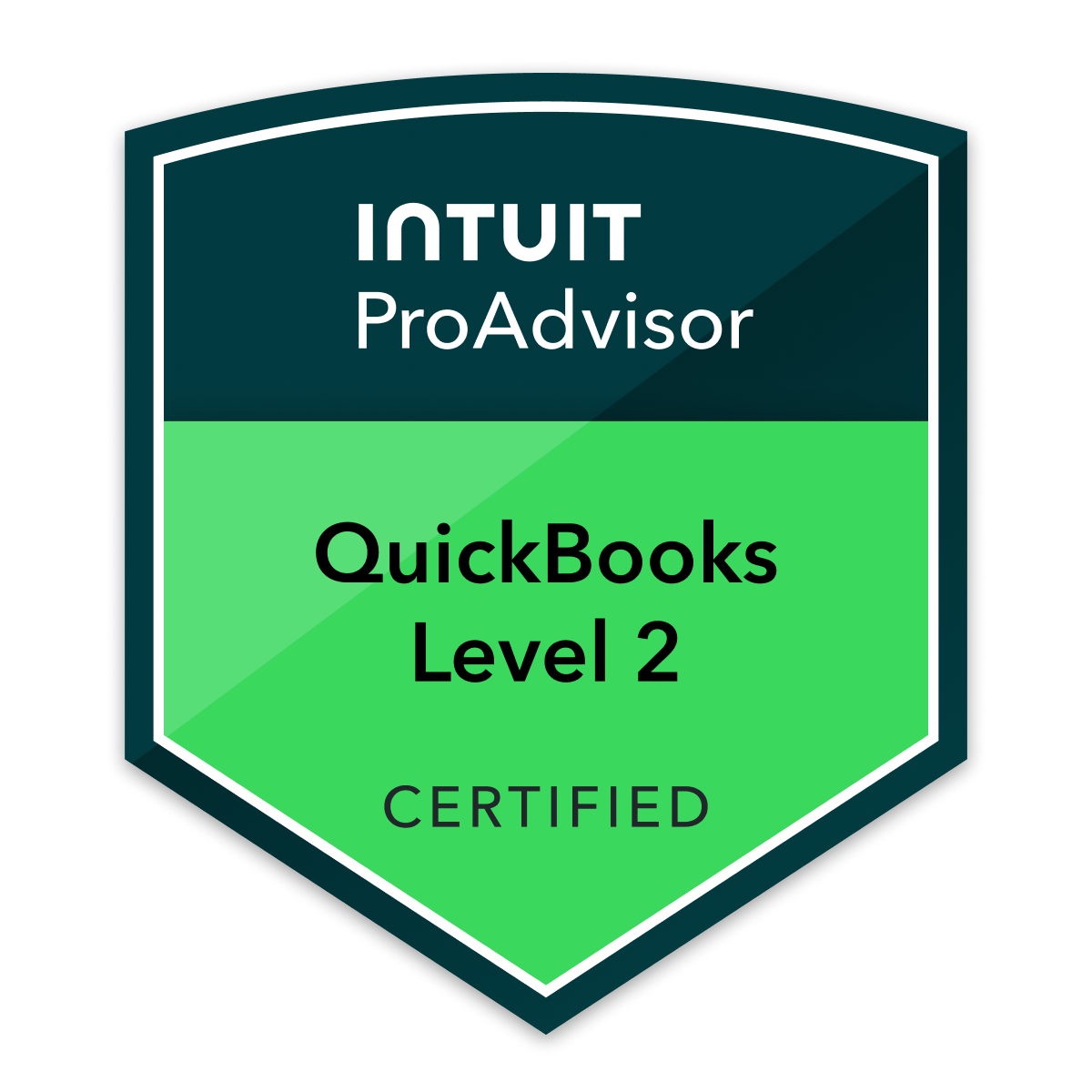 QuickBooks Level 2 badge